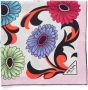 Prada Sjaal met bloemenprint Wit - Thumbnail 1