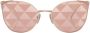 Prada Eyewear Zonnebril met logo Roze - Thumbnail 1