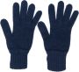 Pringle of Scotland Handschoenen met ribbel details Blauw - Thumbnail 1