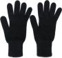 Pringle of Scotland Handschoenen met ribbel details Zwart - Thumbnail 1