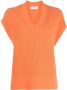 Pringle of Scotland Top met V-hals Oranje - Thumbnail 1