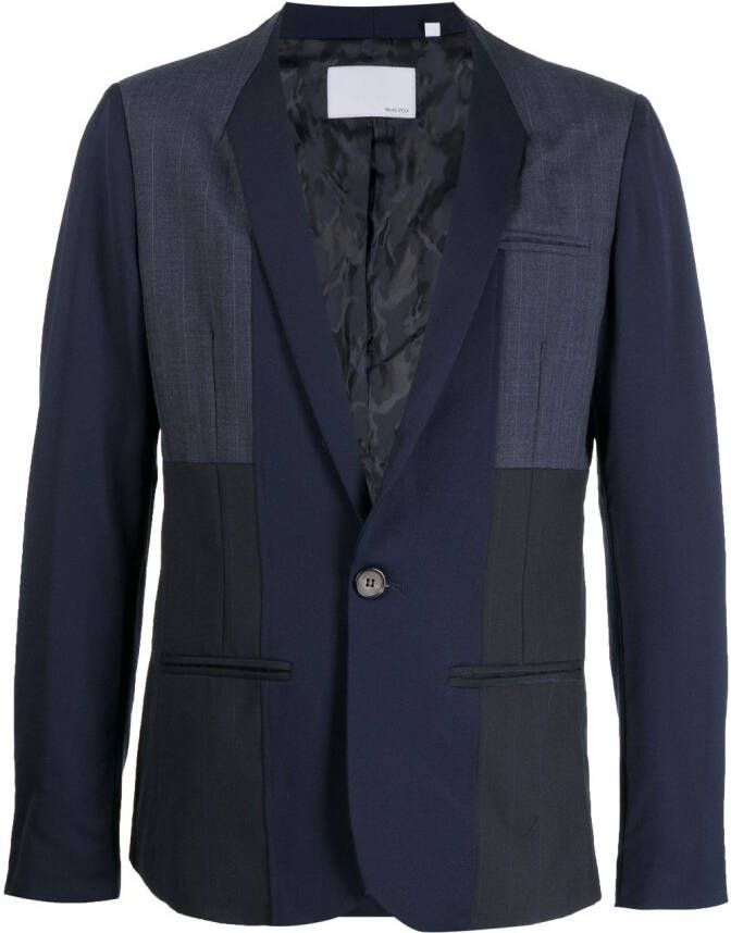 Private Stock Blazer met enkele rij knopen Blauw