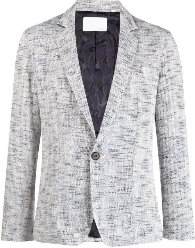 Private Stock Blazer met gekerfde revers Wit