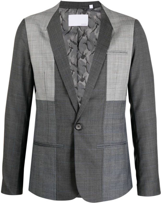 Private Stock Blazer met sjaalrevers Grijs