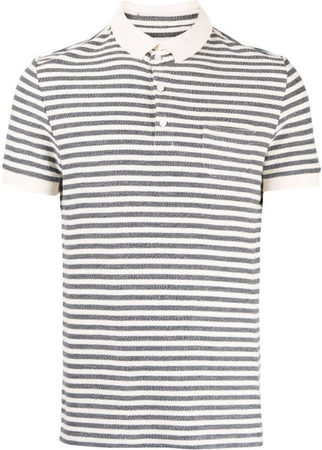 Private Stock Gestreept poloshirt Beige