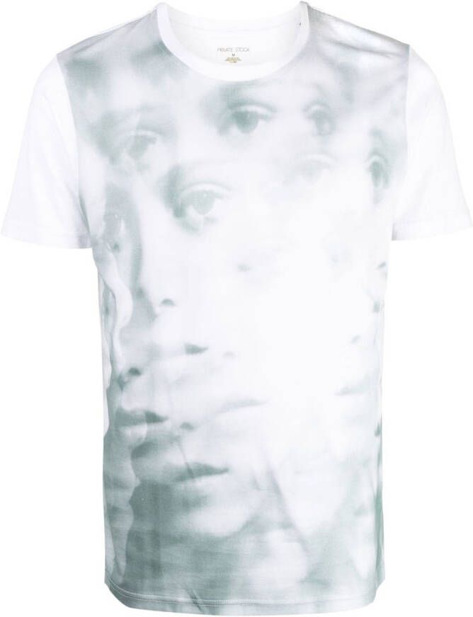 Private Stock T-shirt met print Wit
