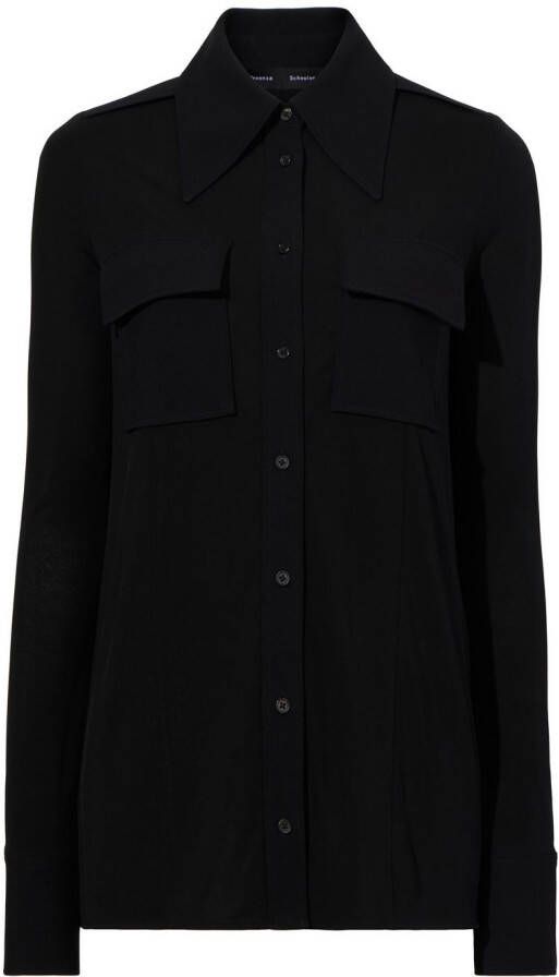 Proenza Schouler Button-up blouse Zwart