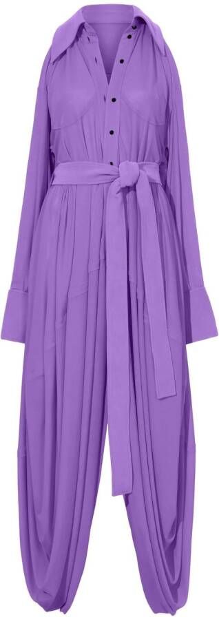 Proenza Schouler Blousejurk van crêpe Paars