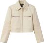 Proenza Schouler Cropped katoenen jack Beige - Thumbnail 1