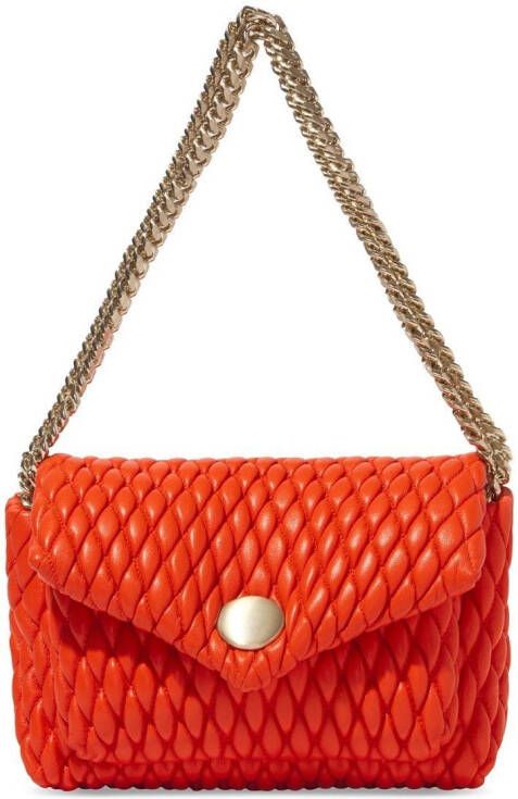 Proenza Schouler PS Harris gewatteerde schoudertas Oranje
