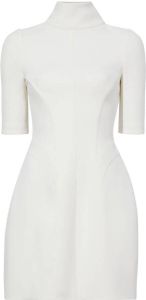 Proenza Schouler Mini-jurk met hoge hals Wit