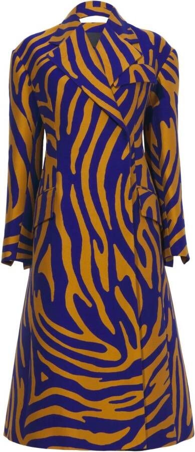 Proenza Schouler Jas met dubbele rij knopen Blauw