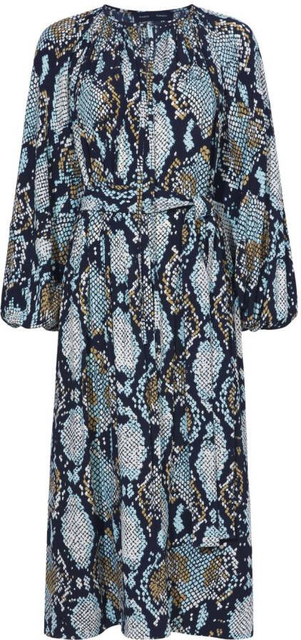 Proenza Schouler Jurk met slangenprint Zwart