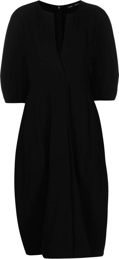 Proenza Schouler Jurk van crêpe Zwart