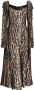 Proenza Schouler Jurk met luipaardprint Bruin - Thumbnail 1