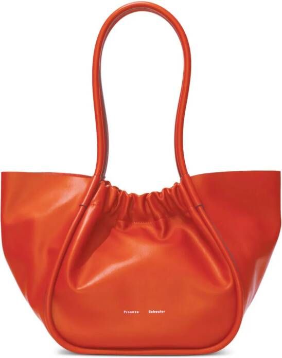 Proenza Schouler Leren shopper Oranje