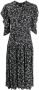 Proenza Schouler Maxi-jurk met abstract patroon Zwart - Thumbnail 1