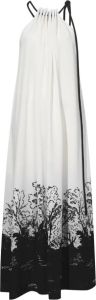 Proenza Schouler Maxi-jurk met bloemenprint Wit