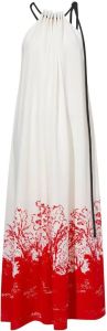 Proenza Schouler Maxi-jurk met bloemenprint Wit