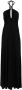 Proenza Schouler Maxi-jurk met halternek Zwart - Thumbnail 1