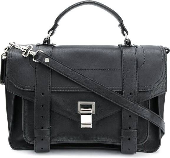 Proenza Schouler Satchels PS1 Medium Crossbody Bag Lamb Leather in black
