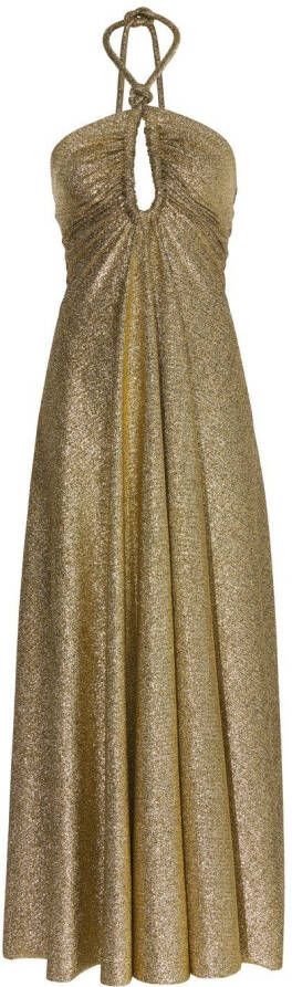 Proenza Schouler Halterjurk met metallic-effect Goud