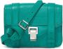 Proenza Schouler PS1 leren boekentas Blauw - Thumbnail 1