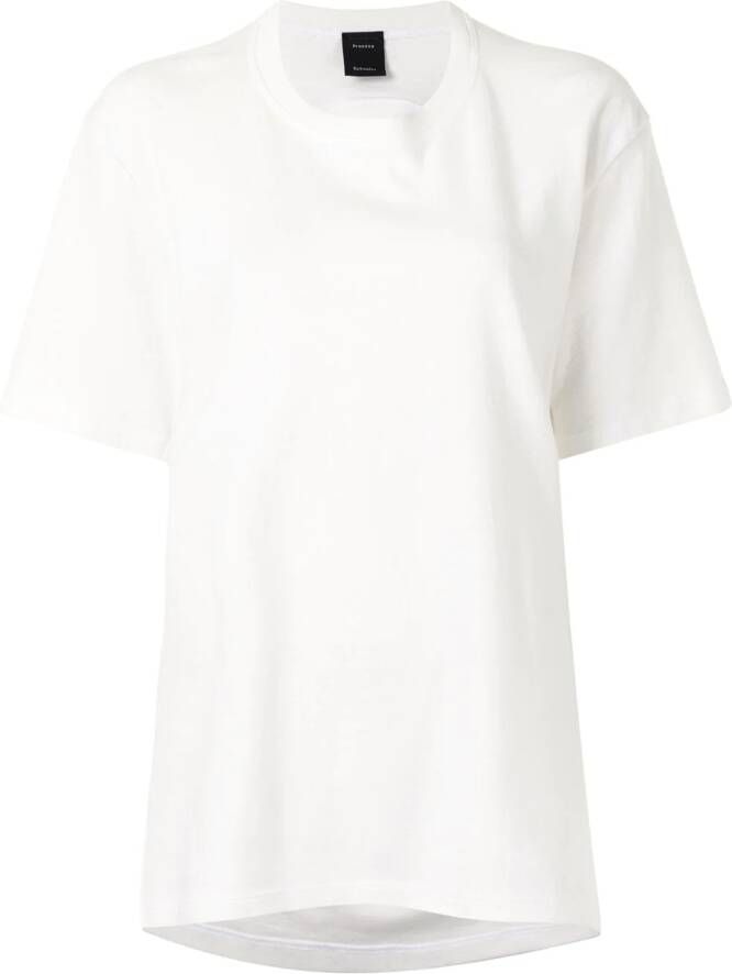 Proenza Schouler T-shirt met uitgesneden vlak Wit