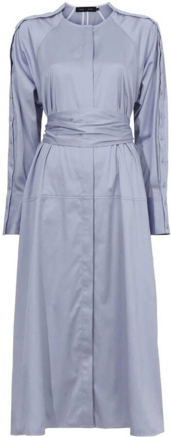 Proenza Schouler Blousejurk met gestrikte taille Blauw