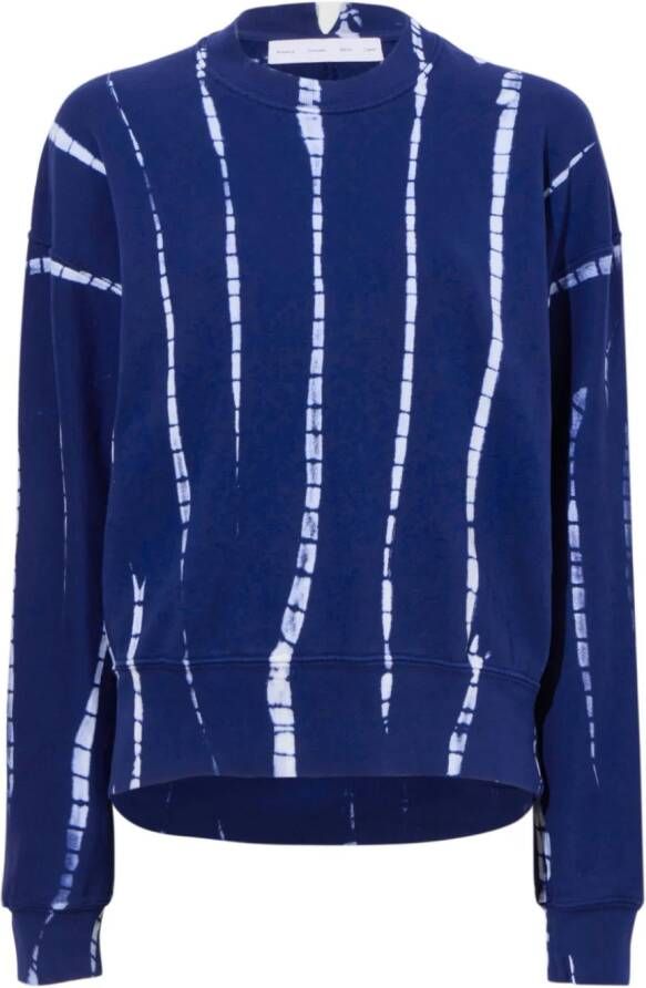 Proenza Schouler White Label Blake sweater met tie-dye print Blauw