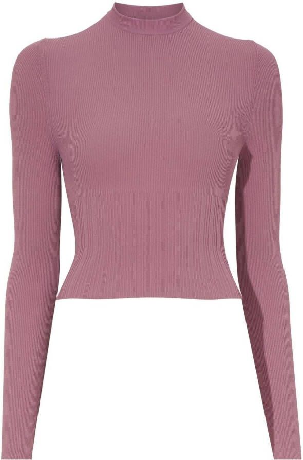 Proenza Schouler White Label Top met uitgesneden detail Roze