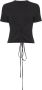Proenza Schouler White Label T-shirt met uitgesneden detail Zwart - Thumbnail 1
