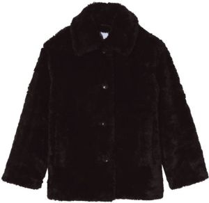 Proenza Schouler White Label faux-fur button-front jacket Zwart