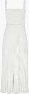 Proenza Schouler White Label Geplooide midi-jurk Wit