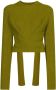 Proenza Schouler White Label Geribbelde trui Groen - Thumbnail 1