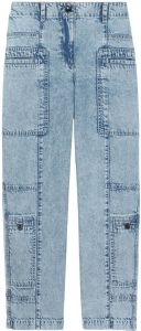 Proenza Schouler White Label high-rise straight-leg jeans Blauw