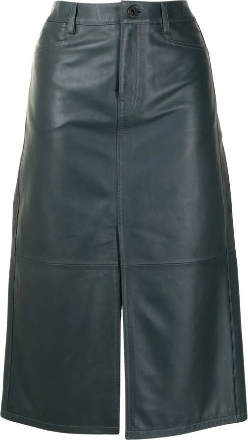 Proenza Schouler White Label High waist rok Blauw