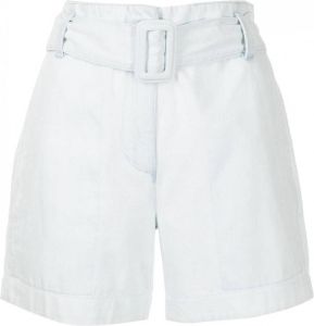 Proenza Schouler White Label High waist shorts Blauw