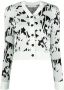 Proenza Schouler White Label Vest met bloemenprint Groen - Thumbnail 1