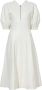 Proenza Schouler White Label Midi-jurk met pofmouwen Wit - Thumbnail 1