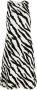 Proenza Schouler White Label Mini-jurk met tijgerprint Zwart - Thumbnail 1