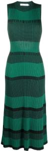 Proenza Schouler White Label Mini Stripe Sleeveless Knit Dress Groen