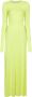 Proenza Schouler White Label open-back jersey maxi dress Groen - Thumbnail 1