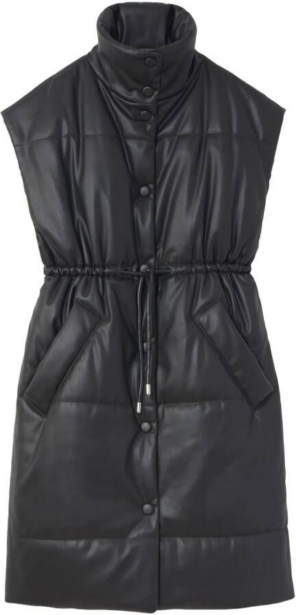 Proenza Schouler White Label Bodywarmer van imitatieleer Zwart