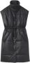 Proenza Schouler White Label Bodywarmer van imitatieleer Zwart - Thumbnail 1