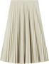 Proenza Schouler White Label pleated faux-leather midi skirt Wit - Thumbnail 1