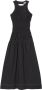 Proenza Schouler White Label Jurk met ruche Zwart - Thumbnail 1