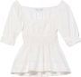 Proenza Schouler White Label Jurk met vierkante hals Wit - Thumbnail 1