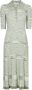 Proenza Schouler White Label Space Dye ribbed-knit polo dress Blauw - Thumbnail 1