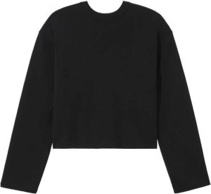 Proenza Schouler White Label Sweater met ronde hals Zwart